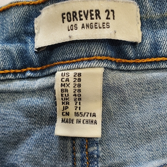 Distressed denim shorts - Picture 2 of 4